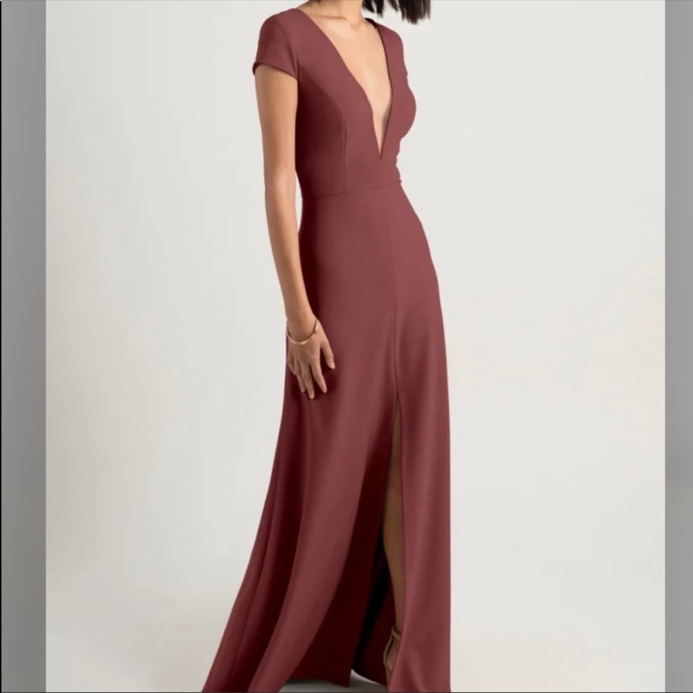 Jenny Yoo Cara Dress Cinnamon Rose